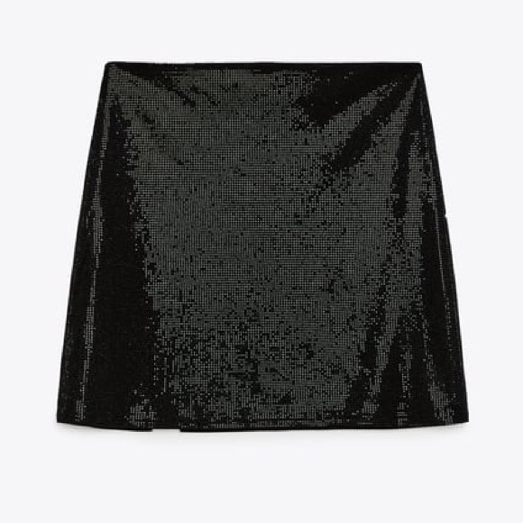 Zara RhineStone Mini Skirt SIZE M BNWT - Picture 1 of 2